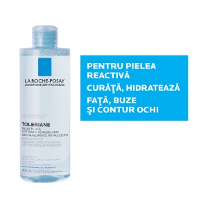 Apa micelara pentru pielea reactiva Toleriane, 400 ml, La Roche-Posay - Img 3