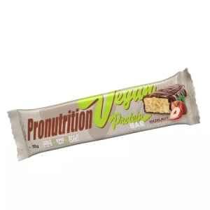Baton proteic cu aroma de alune Vegan Bar, 55g, Pro Nutrition - Img 2