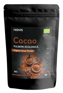 Cacao Pulbere RAW Ecologica/Bio 250 g, Niavis