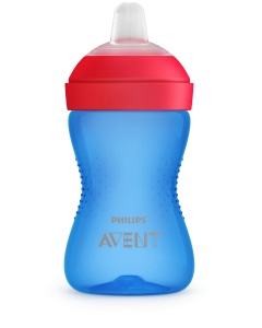 Cana tetina moale, rezistenta la muscaturi baiat 9luni+ SCF802/01, 300 ml, Philips Avent - Img 1