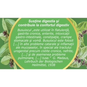Ceai Busuioc iarba D129, 50 g, Fares - Img 4