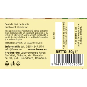Ceai Teci de Fasole U 93, 50 g, Fares - Img 3