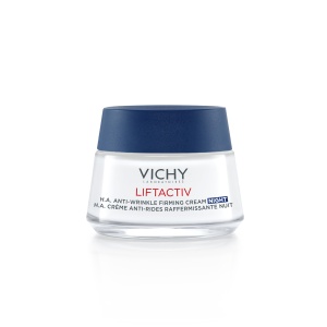 Crema antirid si fermitate de noapte pentru toate tipurile de ten Liftactiv HA, 50 ml, Vichy - Img 1