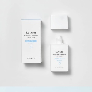 Cremă de față Hyaluronic Moisture Bamboo Sun SPF 50+ PA++++, 50 ml, Luvum - Img 3