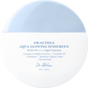 Crema de protectie solară pentru fata Aqua Glowing Sunscreen SPF50+ PA++++, 45 ml, Dr. Althea
