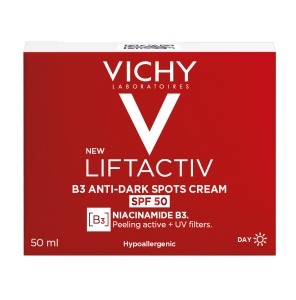 Crema de zi antirid cu niacinamida si SPF 50 Liftactiv B3, 50 ml, Vichy - Img 2