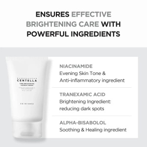 Crema iluminatoare cu niacinamida si acid tranexamic Tone Brightening Capsule Cream, 75 ml, SKIN1004 - Img 4