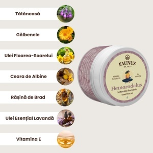 Cremă tip balsam Hemorodalus, 50 ml, Faunus Plant - Img 3