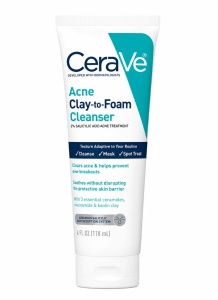 Gel de curatare cu argila anti-imperfectiuni Clay-to-Foam, 118 ml, CeraVe