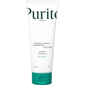 Gel de curățare delicat cu extract de bambus și pantenol Mighty Bamboo Panthenol, 150 ml, Purito