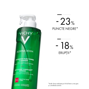 Gel de curatare purifiant pentru ten gras, Normaderm, 400 ml, Vichy - Img 6