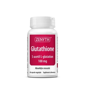 Glutathione 100mg, 60 capsule vegetale, Zenyth