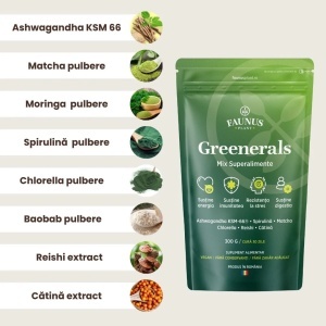 Greenerals Superalimente Naturale, 300 g, Faunus Plant - Img 4
