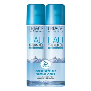 Pachet Apa termala, 300 ml + 300 ml, Uriage