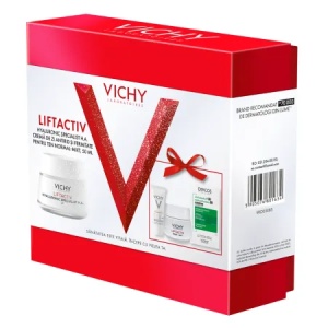 Pachet Cremă de zi antirid Liftactiv HA, 50 ml + Cremă de noapte Liftactiv HA, 15 ml + Fluid cu SPF 50+ Capital Soleil, 3 ml + Șampon anti-mătreață Dercos, 6 ml, Vichy - Img 2