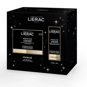 Pachet Crema lejera anti-aging absolut pentru zi si noapte 50ml + Crema anti-aging pentru conturul ochilor 15 ml, Premium, Lierac