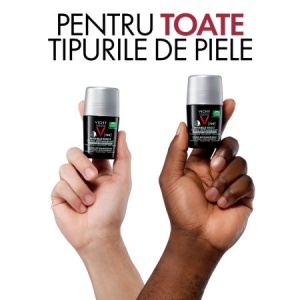 Pachet Deodorant roll-on antiperspirant pentru barbati Invisible Resist 72H, 50 ml + 50 ml, Vichy - Img 5