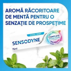 Pasta de dinti Complete Protection, Cool Mint, 75 ml, Sensodyne - Img 4