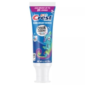 Pastă de dinți pentru copii 3+, cu schimbarea culorii, Bubblegum, 119 g, Crest Kid’s
