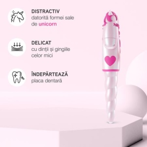 Periuta de dinti pentru copii 2–6 ani Unicorn, 1 bucata, Elgydium - Img 5