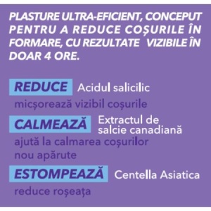 Plasturi Anti-Acnee Power Patch Fast Fix, 36 bucati, Benzacare - Img 4