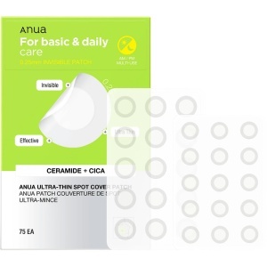 Plasturi hidrocoloidali cu ceramide pentru cosuri Ultra-Thin Spot Cover Patch, 75 bucati, Anua - Img 2