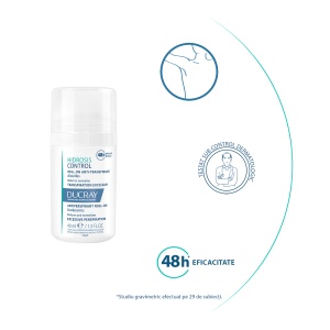 Roll-on anti-perspirant Hidrosis Control, 40 ml, Ducray - Img 3