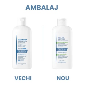 Sampon tratament anti-matreata grasa Squanorm, 200 ml, Ducray - Img 2