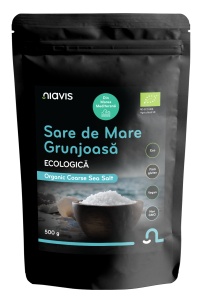 Sare de Mare Grunjoasa Ecologica/BIO 500 g, Niavis