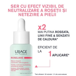 Ser pentru fata anti-roseata Roseliane, 30 ml, Uriage - Img 6