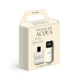Set barbati Covanni Del Aqua – Apa de toaleta 100 ml + Deodorant spray 150 ml, Jean Marc