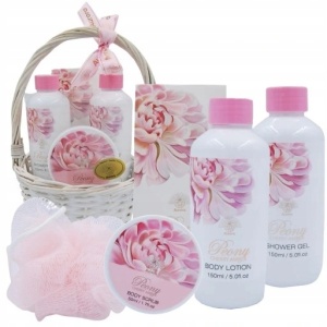 Set cadou bujor, chihlimbar si cires, 4 produse, 1600, Aurora