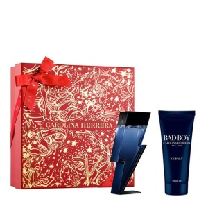 Set Carolina Herrera Bad Boy Cobalt, apă de parfum 50 ml + gel de duș 100 ml