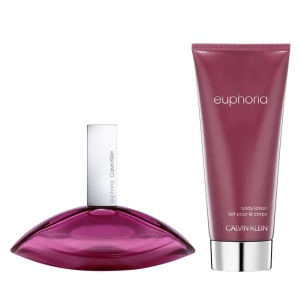 Set pentru femei Euphoria Apa de parfum 50ml + Lotiune de corp 100ml, Calvin Klein - Img 3