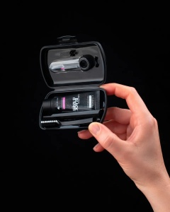 Set pentru igiena orală în călătorii Travel box Black is White, Curaprox - Img 4