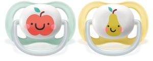 Set suzete Ultra Air pentru 0-6 luni SCF080/17, 2 bucati, Philips Avent - Img 3