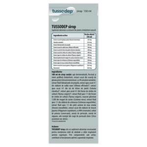 Sirop de tuse pentru copii Tussodep, 150 ml, Dr. Phyto - Img 3