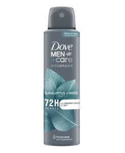 Spray antiperspirant Men+Care cu eucalipt si menta, 150 ml, Dove