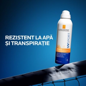 Spray invizibil de corp cu protectie solara SPF 50+ Anthelios UVSport, 200 ml, La Roche-Posay - Img 9