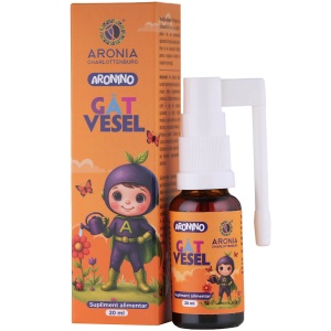 Spray pentru gât Gât Vesel Aronino, +2 ani, 20 ml, Aronia Charlottenburg