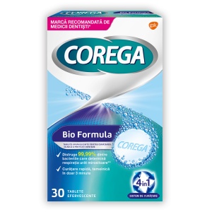 Tablete efervescente Bioformula Corega, 30 tablete, Gsk