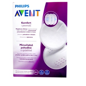 Tampoane pentru sani Ultra Confort SCF254/13, 100 bucati, Philips Avent