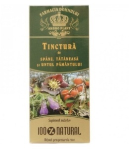 Tinctura de spanz, tataneasa si untul pamantului, 500 ml, Ambro Plant