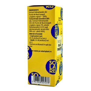 Tinctură Nucă Neagră, 50 ml, Solaris - Img 3