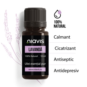 Ulei esential de lavanda, 10 ml, Niavis