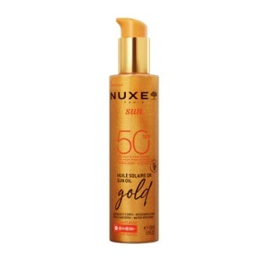 Ulei pentru bronzat SPF50 cu particule strălucitoare Sun, 150 ml, Nuxe - Img 1