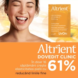 Vitamina C lipozomala Altrient, 1000 mg, 30 plicuri, LivOn - Img 2