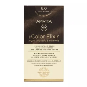 Vopsea de par My Color Elixir, Dark Blonde N6.0, 155 ml, Apivita