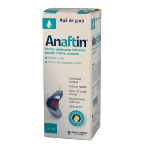 Apa de gura Anaftin, 120 ml, Sinclair Pharma