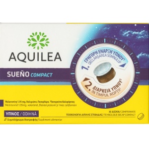 Aquilea Sueno Compact, 30 comprimate, Medimow - Img 2